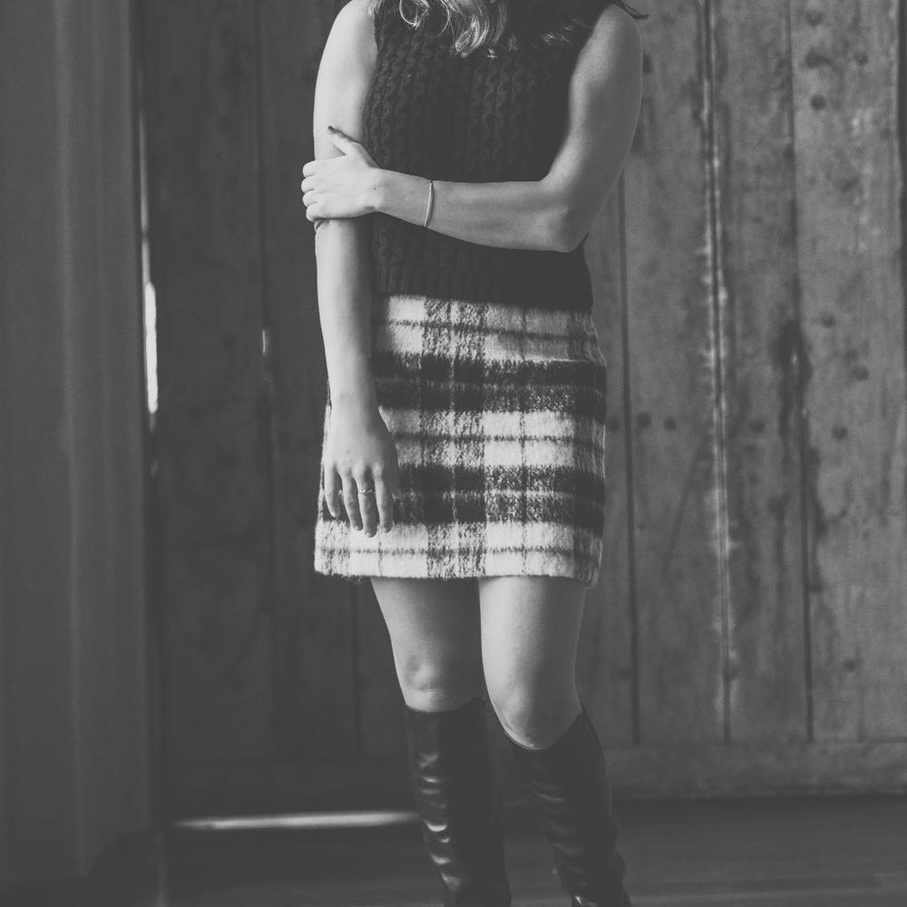 Kate Spade Plaid Mohair Mini Skirt *HOST PICK*